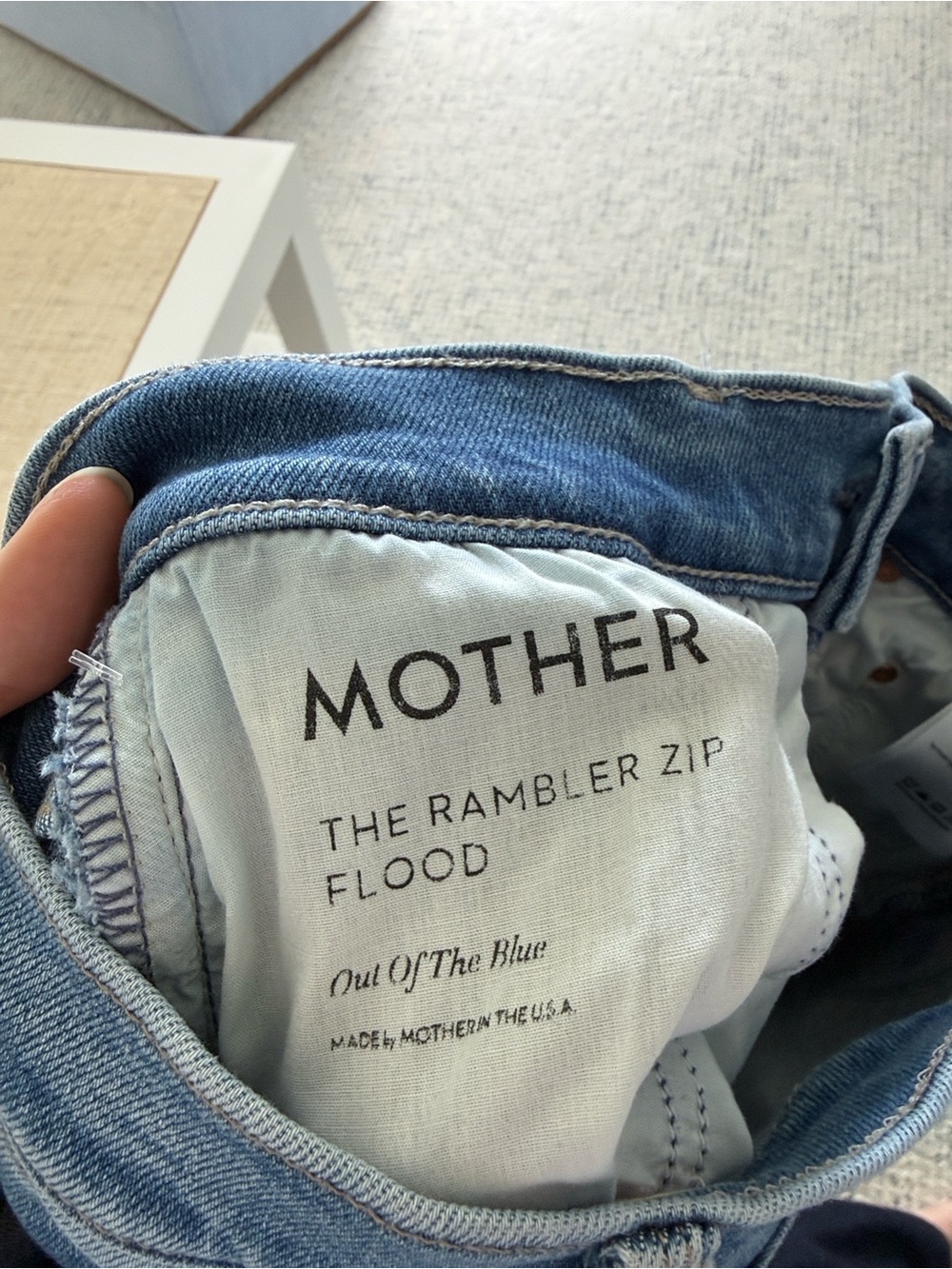 Mother The Rambler Zip Flood in Out of the Blue - Picture 5 of 6